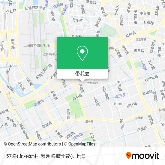 57路(龙柏新村-愚园路胶州路)地图
