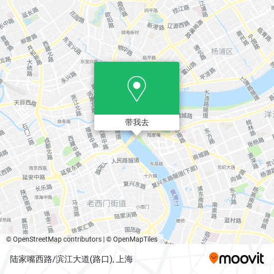 陆家嘴西路/滨江大道(路口)地图