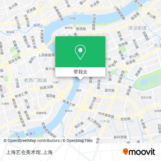 上海艺仓美术馆地图