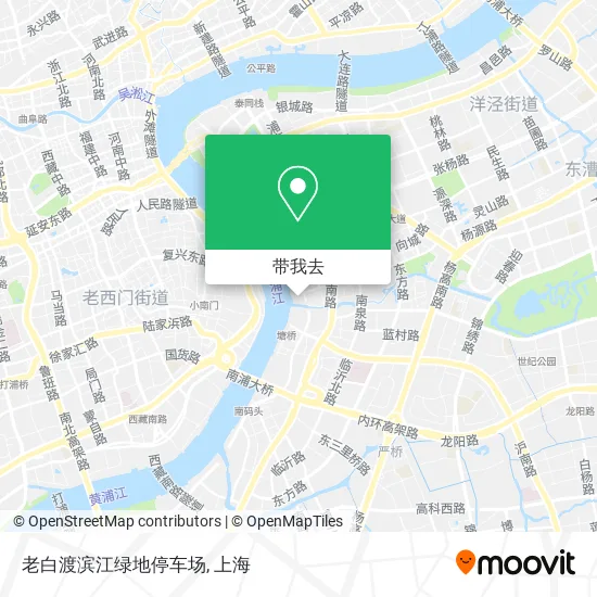 老白渡滨江绿地停车场地图