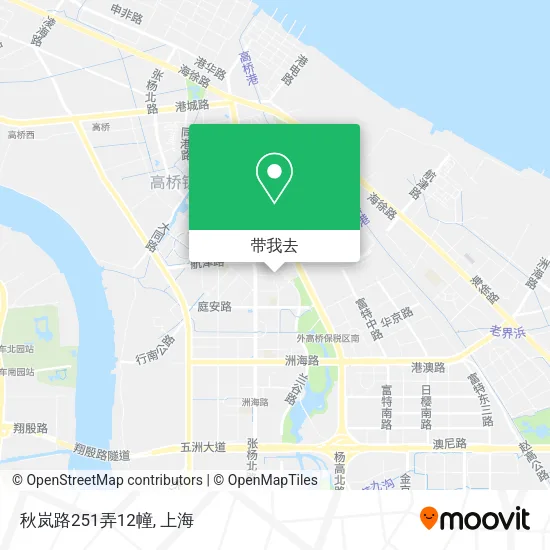 秋岚路251弄12幢地图