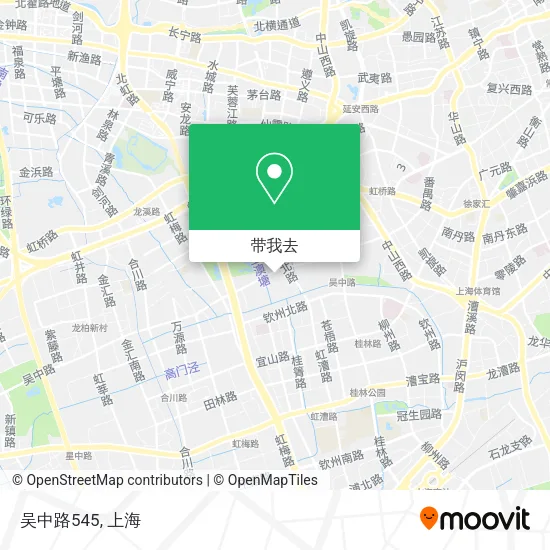 吴中路545地图
