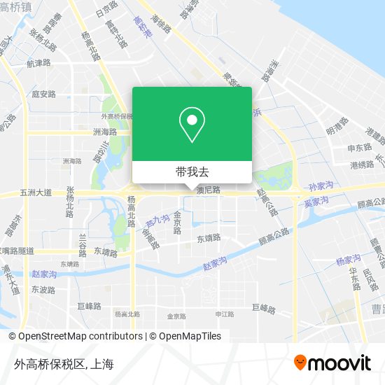 外高桥保税区地图