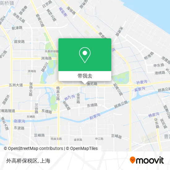 外高桥保税区地图