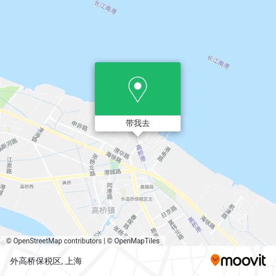 外高桥保税区地图