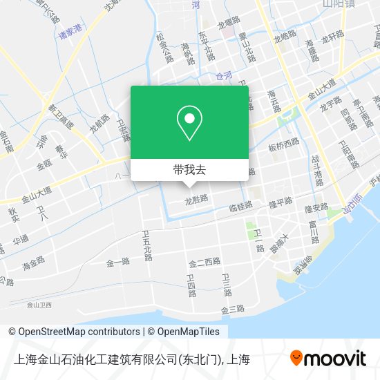 上海金山石油化工建筑有限公司(东北门)地图