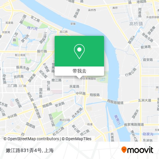 嫩江路831弄4号地图