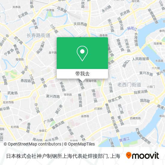 日本株式会社神户制钢所上海代表处焊接部门地图