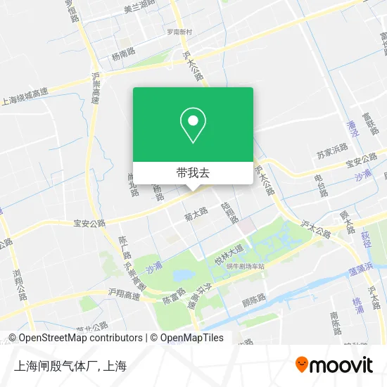 上海闸殷气体厂地图
