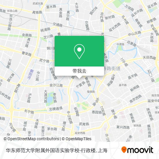 华东师范大学附属外国语实验学校-行政楼地图
