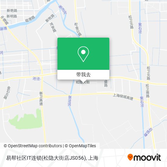 易帮社区IT连锁(松隐大街店JS056)地图
