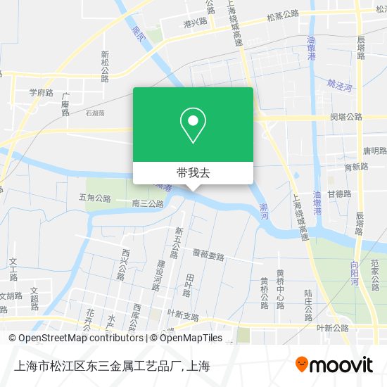 上海市松江区东三金属工艺品厂地图