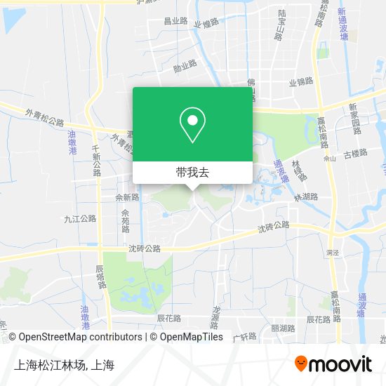 上海松江林场地图