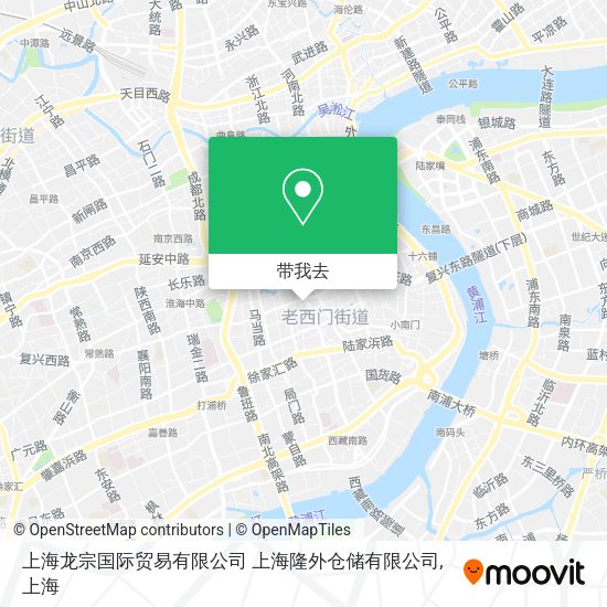 上海龙宗国际贸易有限公司 上海隆外仓储有限公司地图