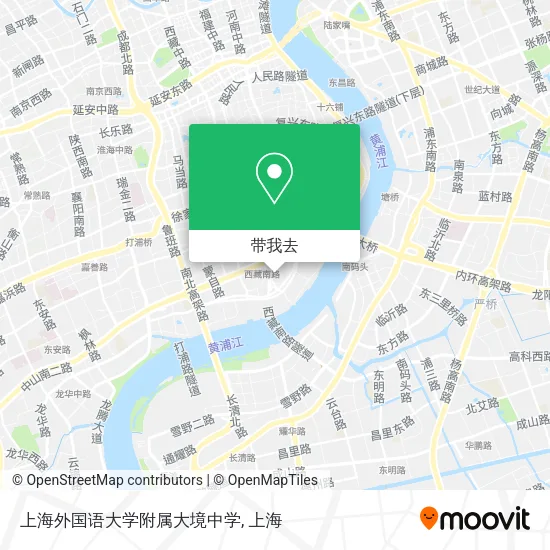上海外国语大学附属大境中学地图