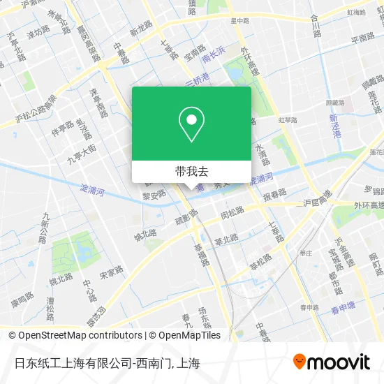 日东纸工上海有限公司-西南门地图