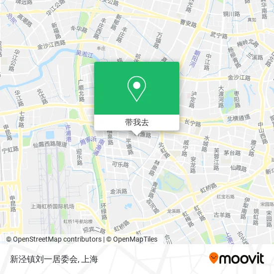 新泾镇刘一居委会地图