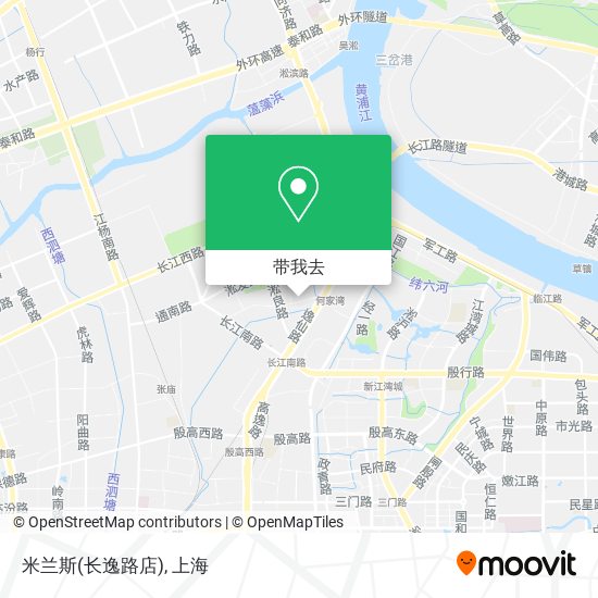 米兰斯(长逸路店)地图