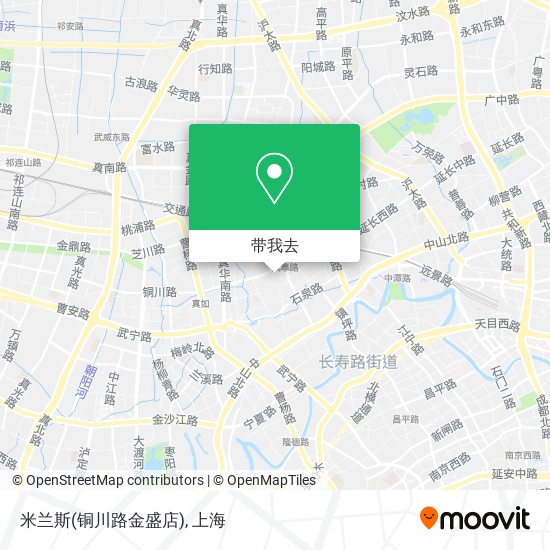 米兰斯(铜川路金盛店)地图