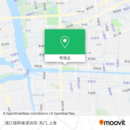 浦江瑞和城·贰街区-东门地图