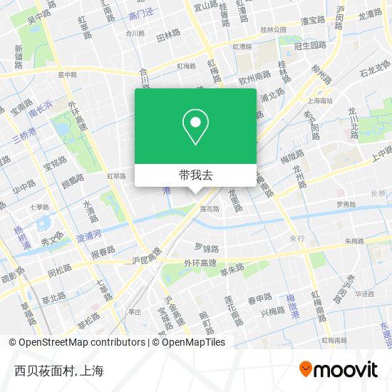 西贝莜面村地图