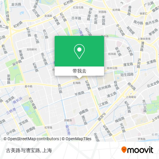 古美路与漕宝路地图