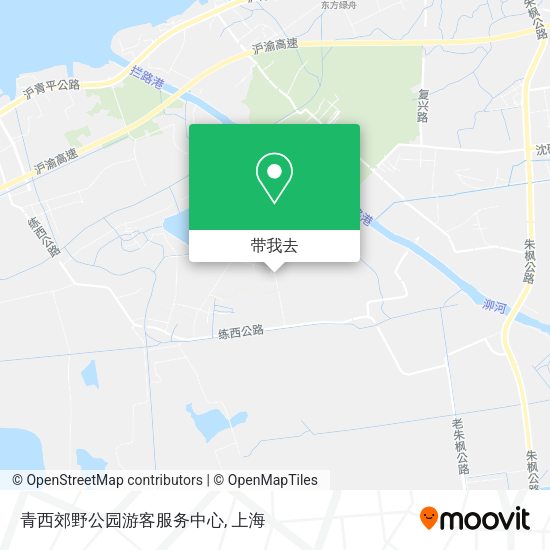 青西郊野公园游客服务中心地图