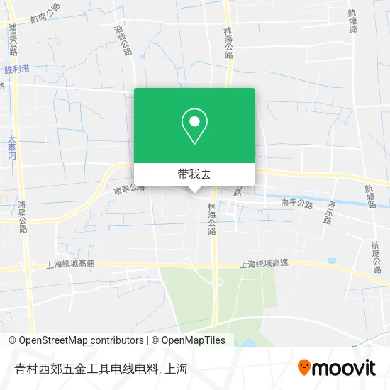 青村西郊五金工具电线电料地图