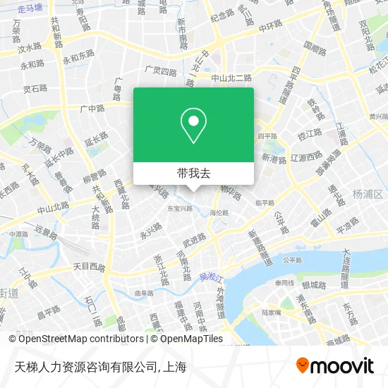 天梯人力资源咨询有限公司地图