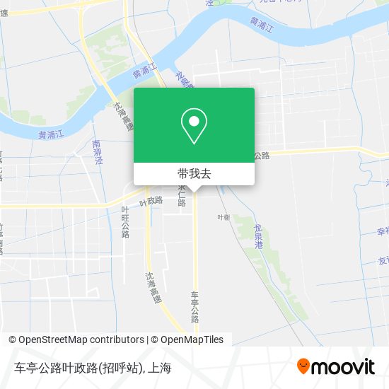 车亭公路叶政路(招呼站)地图