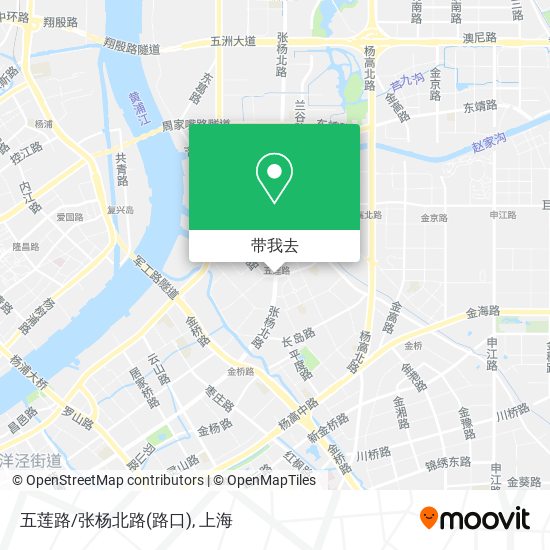 五莲路/张杨北路(路口)地图
