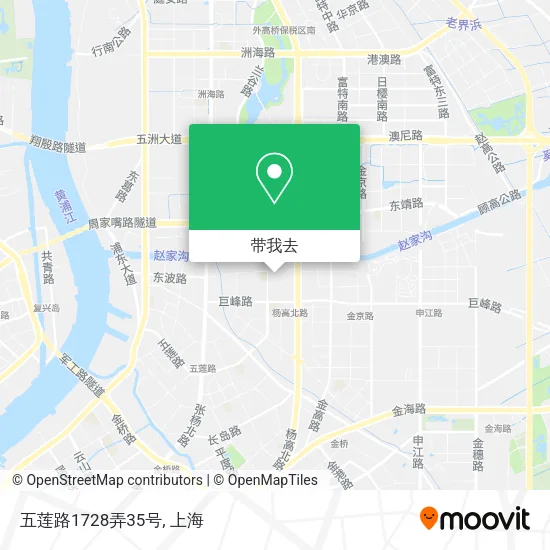 五莲路1728弄35号地图