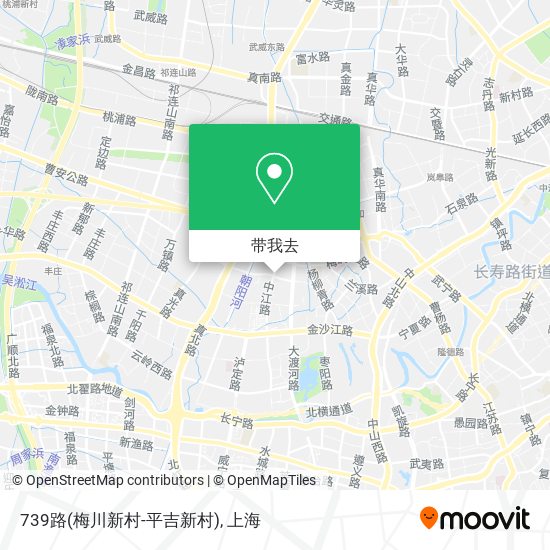 739路(梅川新村-平吉新村)地图