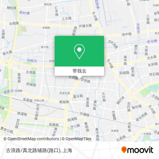 古浪路/真北路辅路(路口)地图