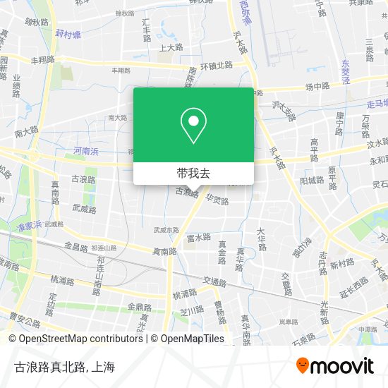 古浪路真北路地图