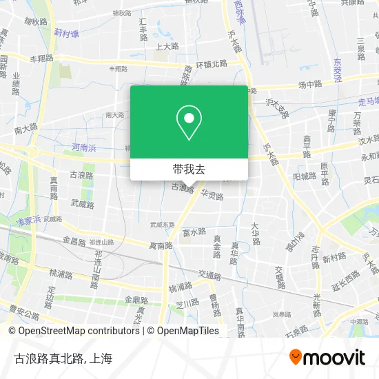古浪路真北路地图