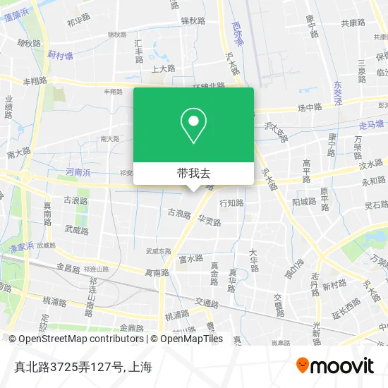 真北路3725弄127号地图