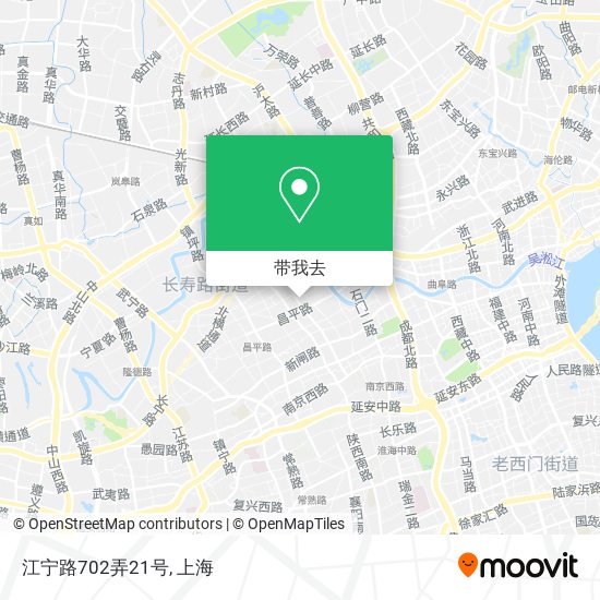 江宁路702弄21号地图