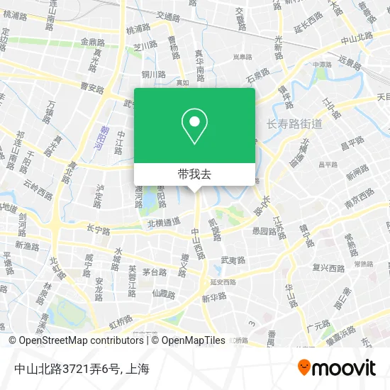 中山北路3721弄6号地图