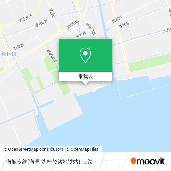 海航专线(海湾-沈杜公路地铁站)地图