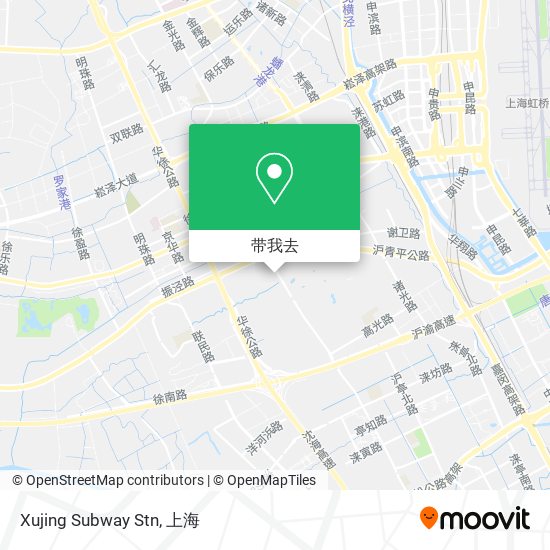 Xujing Subway Stn地图