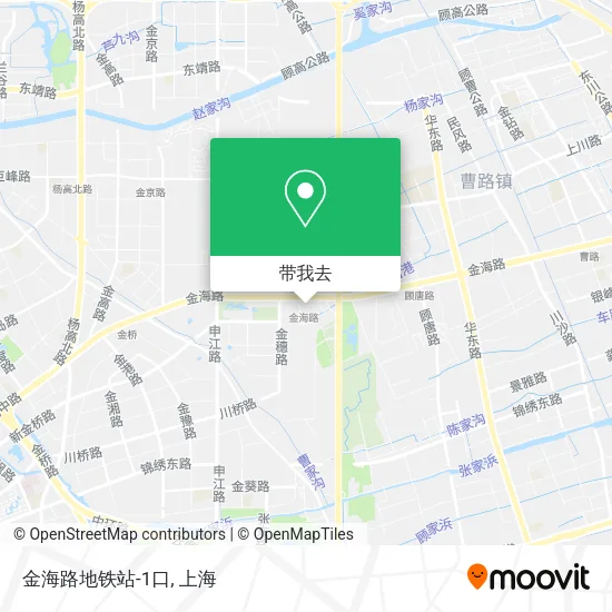 金海路地铁站-1口地图
