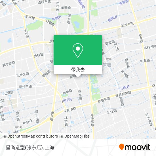 星尚造型(张东店)地图