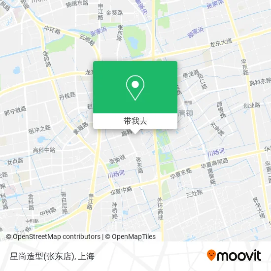 星尚造型(张东店)地图