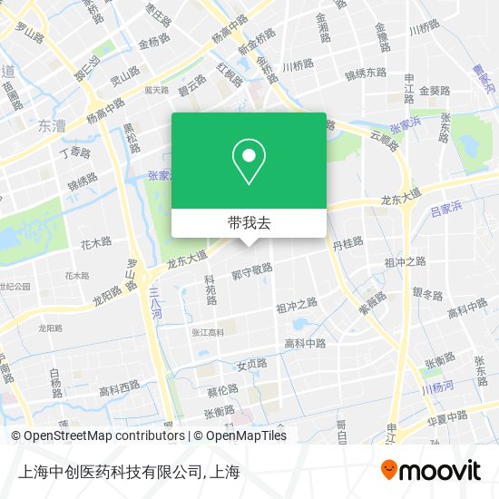 上海中创医药科技有限公司地图