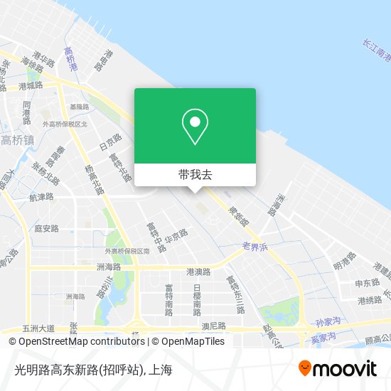 光明路高东新路(招呼站)地图