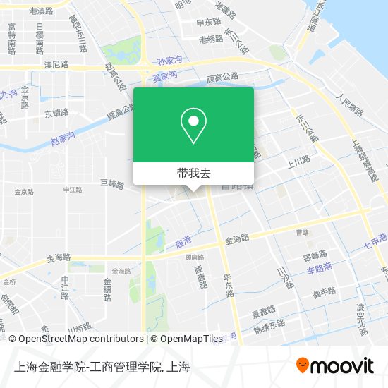 上海金融学院-工商管理学院地图
