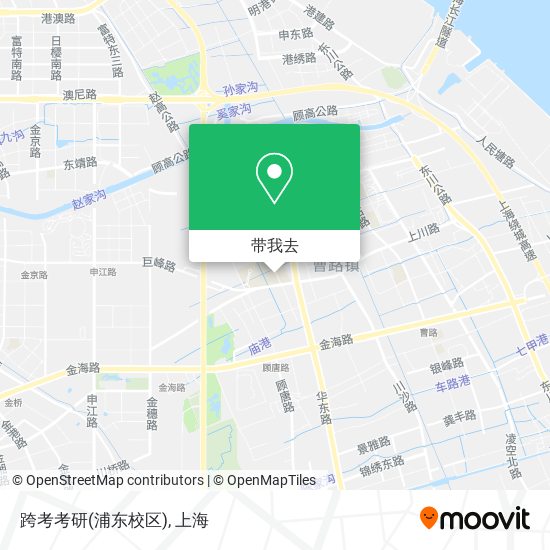 跨考考研(浦东校区)地图