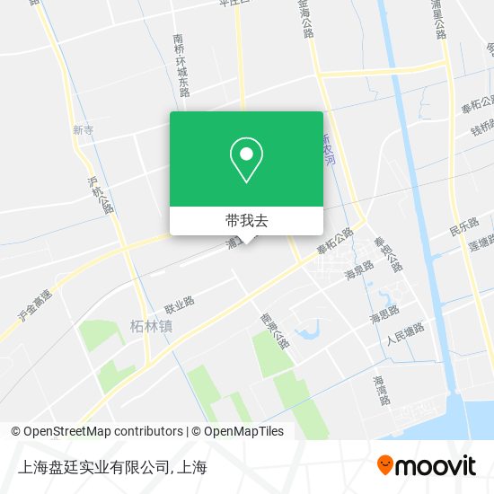 上海盘廷实业有限公司地图