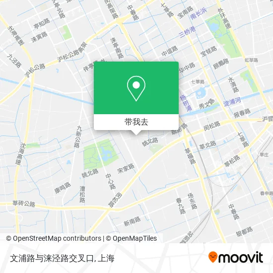 文浦路与涞泾路交叉口地图